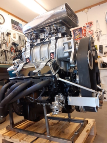 Chevy 350 6-71 kompressor