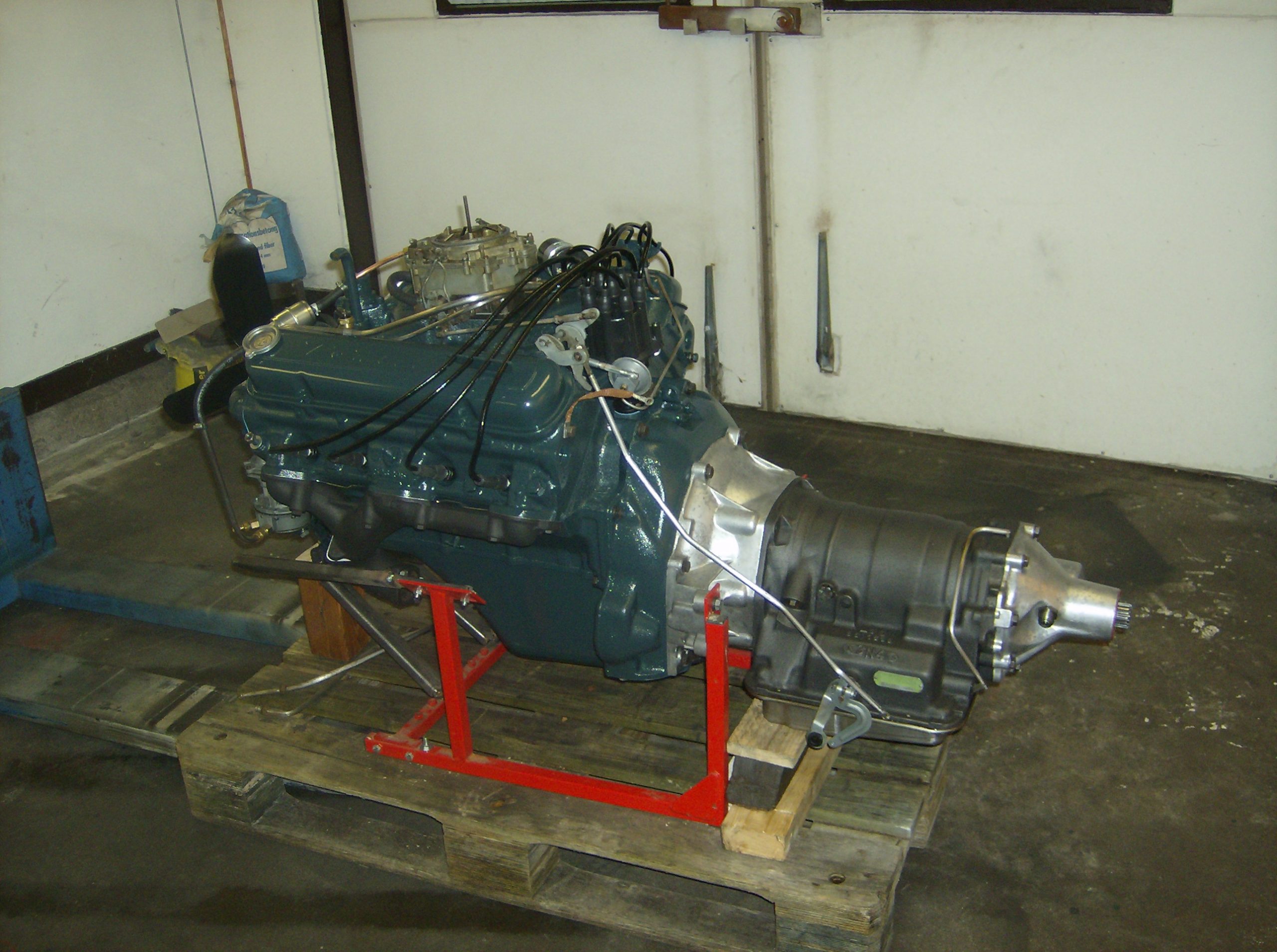 Pontiac 347 efter renovering av motor och låda